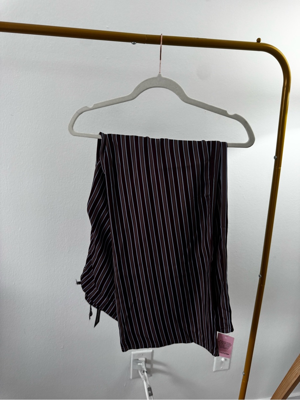 Striped Black and White Women's Pants